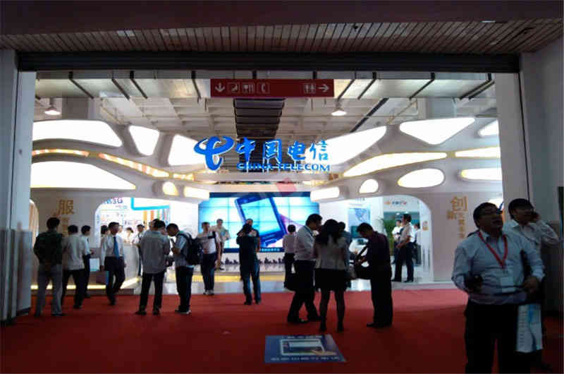 中國電信廣州展臺設(shè)計搭建