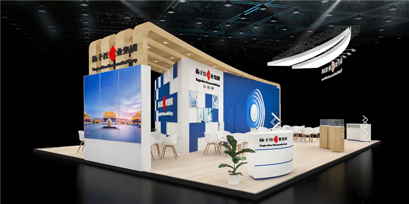 華為技術(shù)有限公司參展廣州會展中心展覽設計展臺搭建2