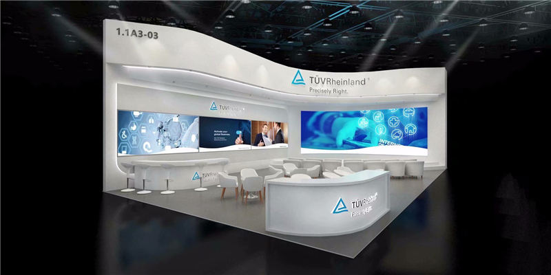 華為技術(shù)有限公司參展廣州會展中心展覽設計展臺搭建3