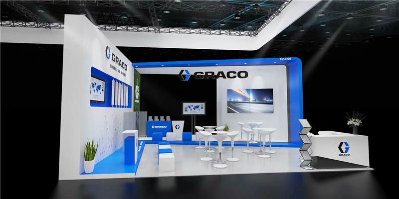 華為技術(shù)有限公司參展廣州會展中心展覽設計展臺搭建4